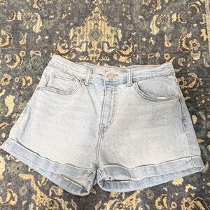 Levi's Classic Light Blue Denim Shorts